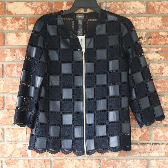 𝅺TRAVELERS Collection by Chico's Patchwork Jacket - Picture 1 of 5
